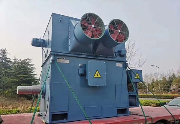 圖中可以很直觀的看到高壓電機的冷卻風機結構 圖中可以很直觀的看到高壓電機的冷卻風機結構